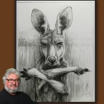Portrait of kangaroo No.31